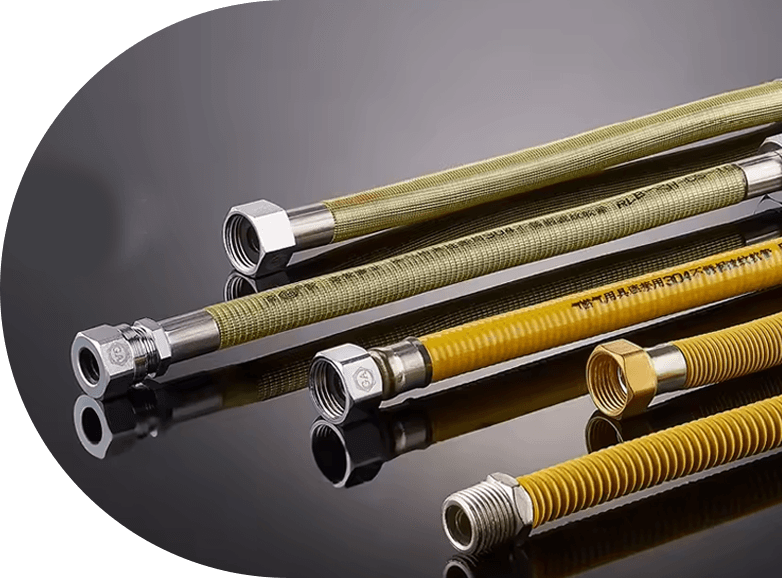 Met metaal gewikkelde roestvrijstalen golfklavergang ZLR-14