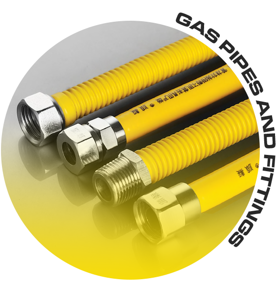 Gasleidingen en fittingen